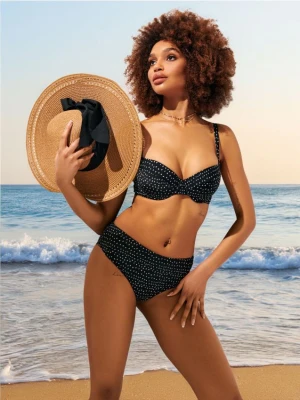 Sinsay - Góra od bikini - czarny