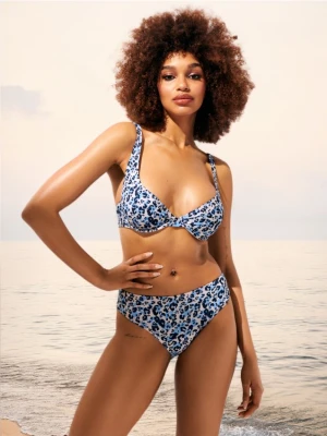 Sinsay - Góra od bikini - granatowy