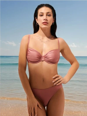Sinsay - Góra od bikini - różowy
