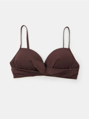 Sinsay - Góra od bikini z fiszbinami - brązowy