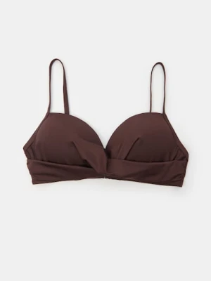 Sinsay - Góra od bikini z fiszbinami - brązowy