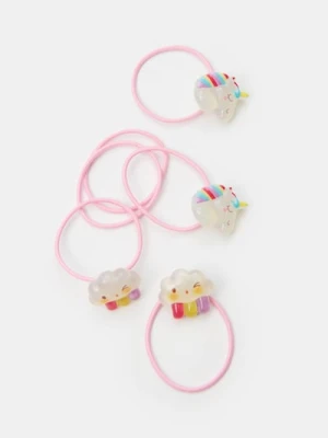 Sinsay - Gumki do włosów 6 pack - wielobarwny