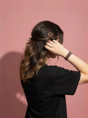 Sinsay - Gumki i spinki do włosów 12 pack - wielobarwny