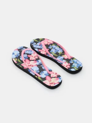 Sinsay - Japonki z kwiatowym motywem - wielobarwny