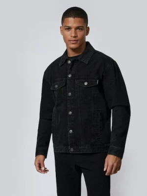 Sinsay - Jeansowa kurtka trucker - czarny