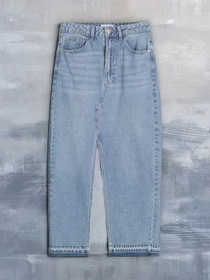 Sinsay - Jeansowa spódnica - niebieski