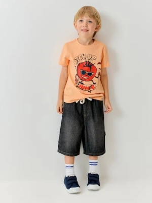 Sinsay - Jeansowe szorty bermudy - szary