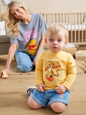 Sinsay - Jeansowe szorty Winnie the Pooh - indigo jeans