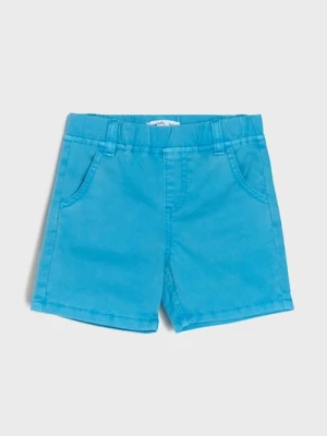 Sinsay - Jeansowe szorty z gumką w pasie - niebieski