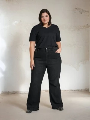 Sinsay - Jeansy bootcut - czarny