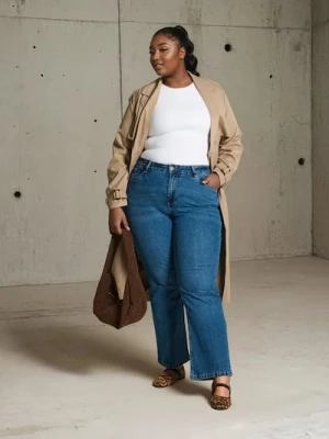 Sinsay - Jeansy bootcut - niebieski