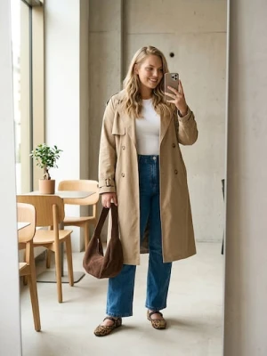 Sinsay - Jeansy bootcut Plus Size - niebieski