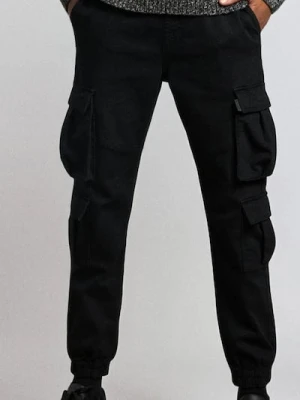 Sinsay - Jeansy cargo - czarny