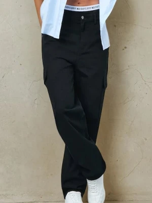 Sinsay - Jeansy cargo - czarny