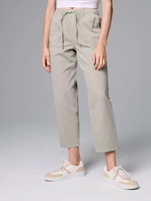 Sinsay - Jeansy carrot fit - zielony