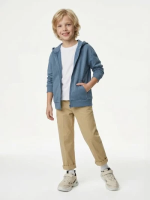 Sinsay - Jeansy chino slim fit - beżowy