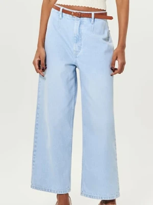 Sinsay - Jeansy culotte - niebieski