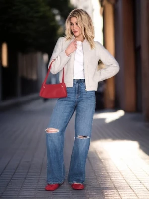 Sinsay - Jeansy - granatowy