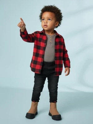 Sinsay - Jeansy jegginsy z efektem sprania - szary