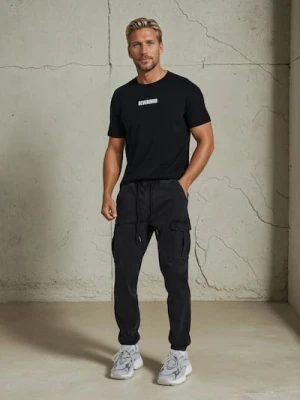 Sinsay - Jeansy jogger - czarny