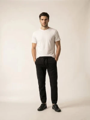 Sinsay - Jeansy jogger - czarny