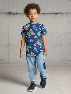 Sinsay - Jeansy jogger - niebieski