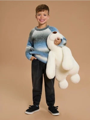 Sinsay - Jeansy jogger z ociepleniem - czarny