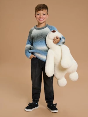 Sinsay - Jeansy jogger z ociepleniem - czarny