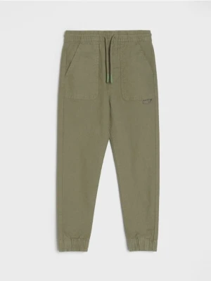 Sinsay - Jeansy jogger - zielony