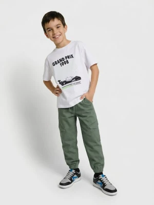 Sinsay - Jeansy jogger - zielony