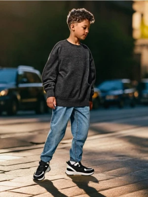 Sinsay - Jeansy joggers - niebieski