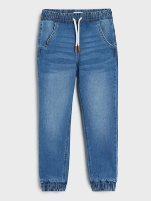 Sinsay - Jeansy joggers - niebieski