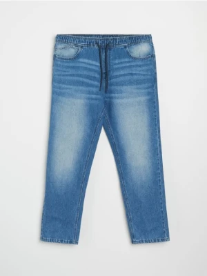 Sinsay - Jeansy loose fit - granatowy