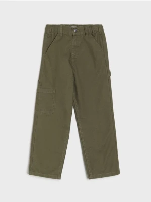 Sinsay - Jeansy loose fit - zielony