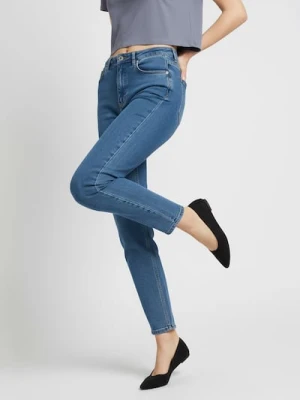 Sinsay - Jeansy mom fit - niebieski