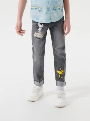 Sinsay - Jeansy Peanuts - szary