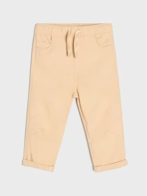 Sinsay - Jeansy pull on - kremowy