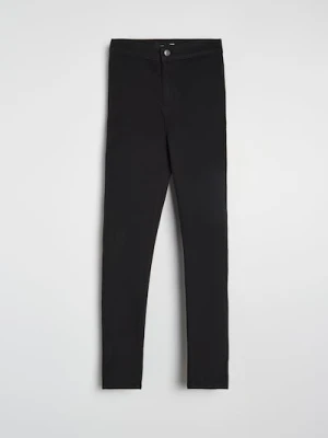 Sinsay - Jeansy skinny - czarny