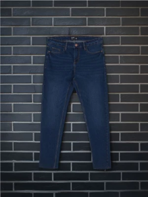 Sinsay - Jeansy skinny fit - niebieski