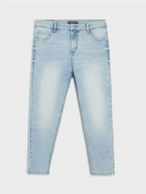 Sinsay - Jeansy skinny fit - niebieski