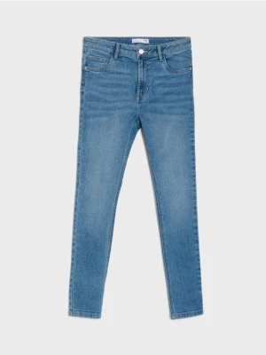 Sinsay - Jeansy skinny fit - niebieski