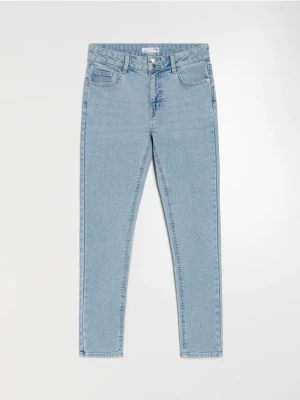 Sinsay - Jeansy skinny - niebieski