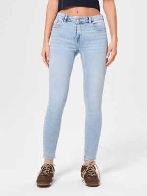 Sinsay - Jeansy skinny - niebieski