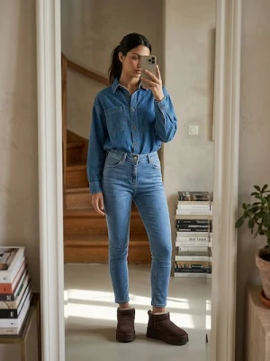 Sinsay - Jeansy skinny - niebieski