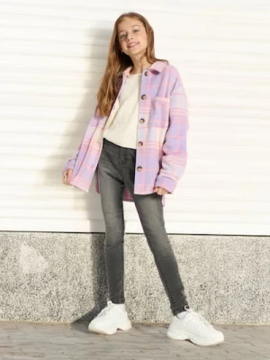 Sinsay - Jeansy skinny - szary