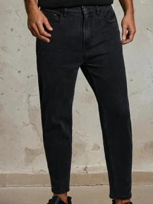 Sinsay - Jeansy slim fit - czarny