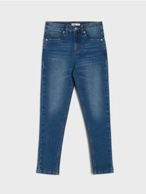 Sinsay - Jeansy slim fit - granatowy