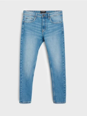 Sinsay - Jeansy slim fit - granatowy