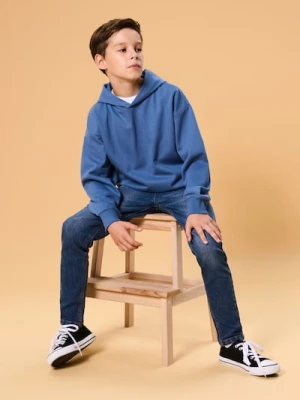 Sinsay - Jeansy slim fit - granatowy