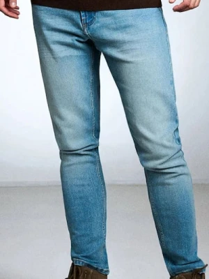 Sinsay - Jeansy slim fit - niebieski